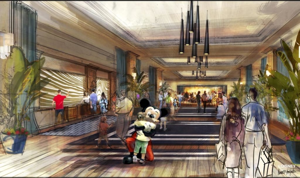 Disneyland new luxury hotel concept art
