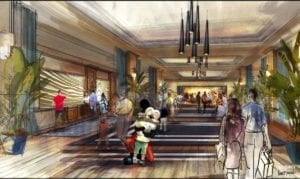 Disneyland luxury hotel concept art