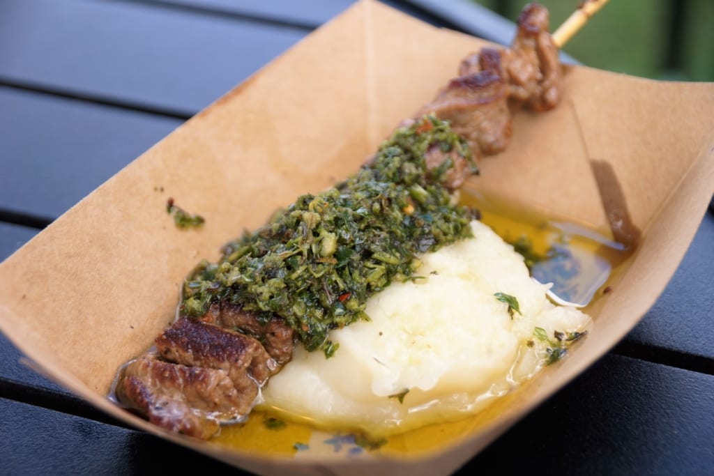 Food and Wine 2016, Patagonia - Grilled Beef Skewer, Must Try Epcot Food and Wine 2016