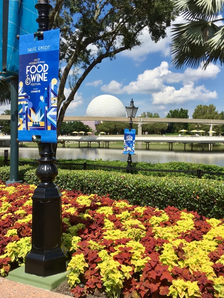 Epcot Food and Wine Festival Tips sign