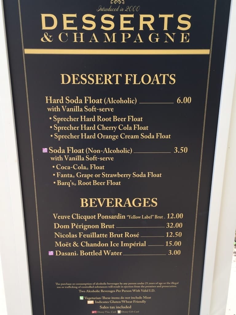 Desserts and Champagne Review: 2016 Epcot Food and Wine Festival