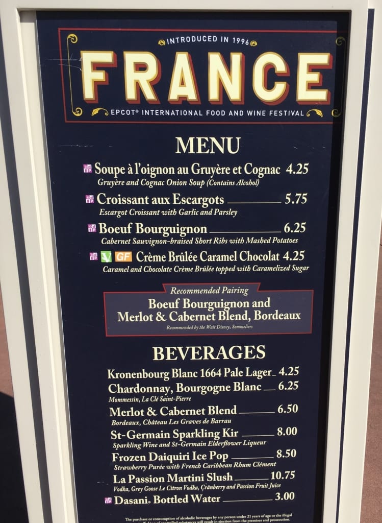 France Review: 2016 Epcot Food and Wine Festival