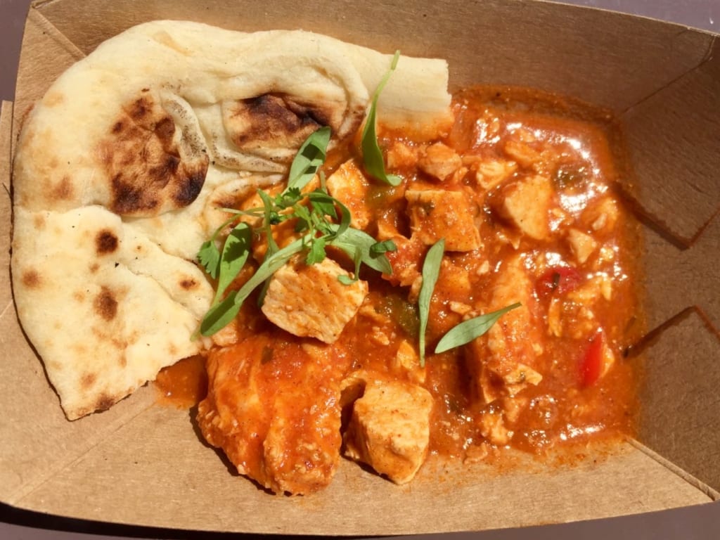 Food and wine 2016, africa, butter chicken, Africa Review - 2016 Epcot Food and Wine Festival
