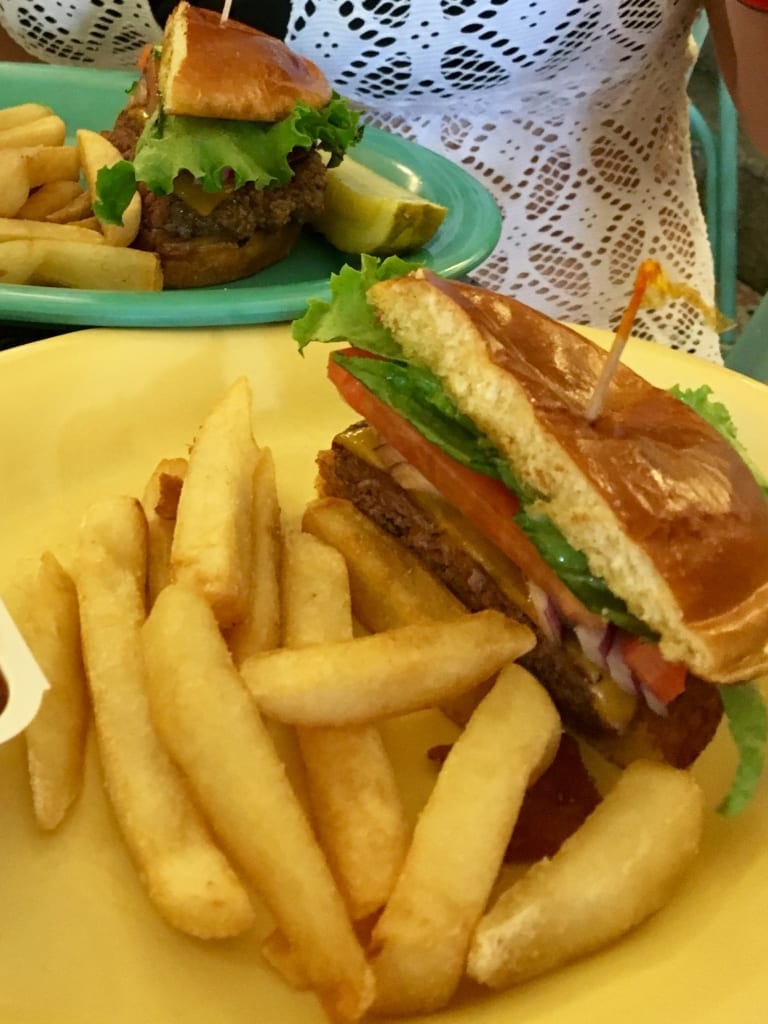 Beaches and Cream review burger half