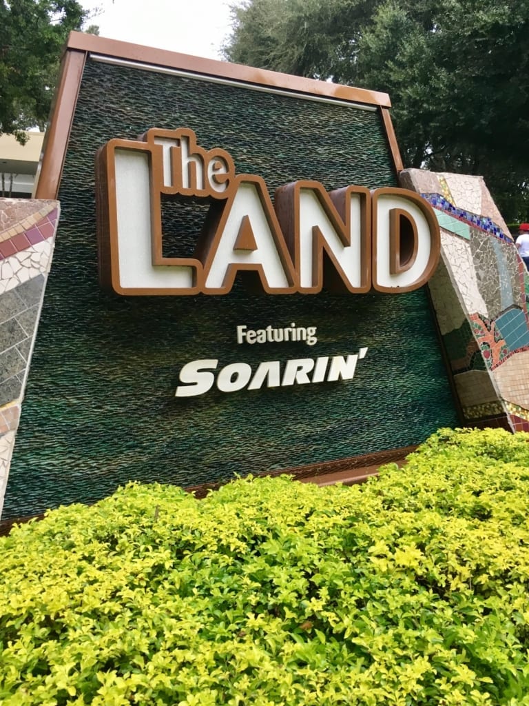 the land sign