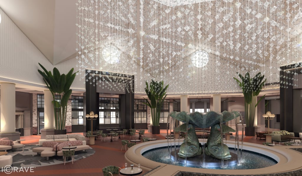 Swan and Dolphin Resort Lobby Renovation