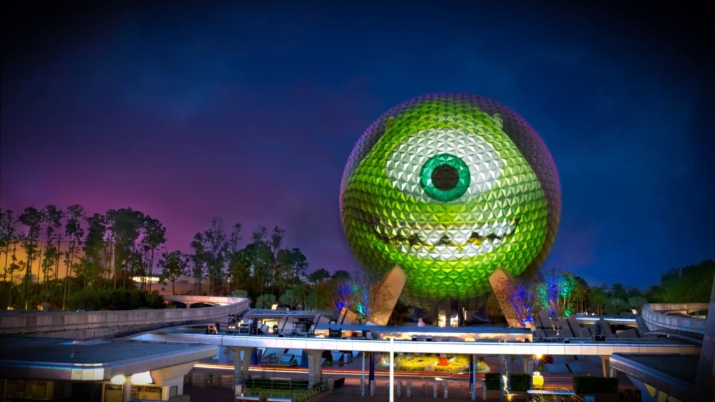 Spaceship Earth Death Star, spaceship earth mike-wazowski