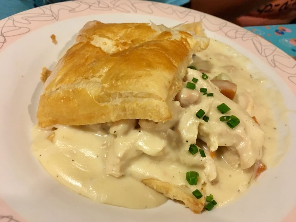 50s Prime Time Cafe Review chicken pot pie