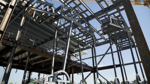 Star Wars Land AT-AT's from underneath