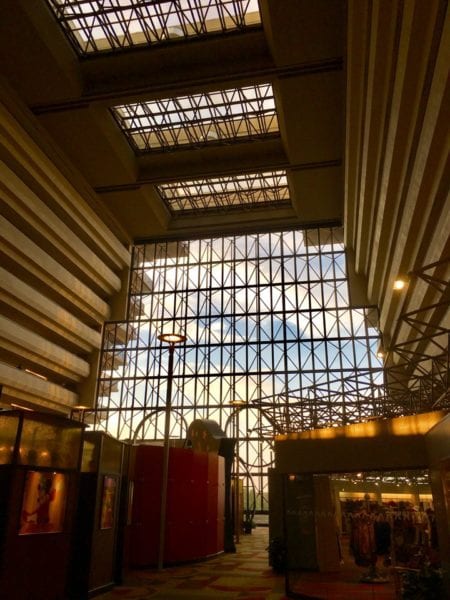 Walt Disney World Contemporary Resort inside atrium