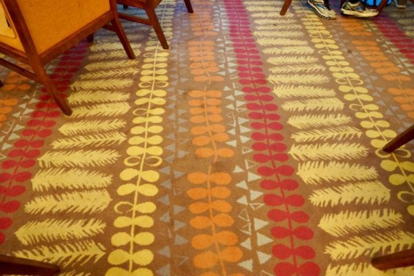 California Grill dining room carpet