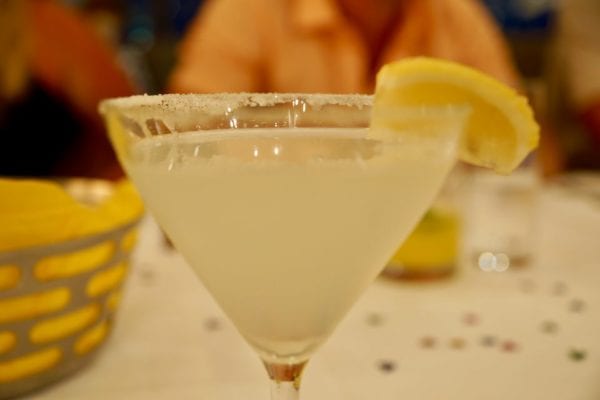 California Grill Review Lemon Drop Martini