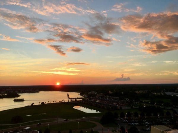 California Grill sunet over magic kingdom