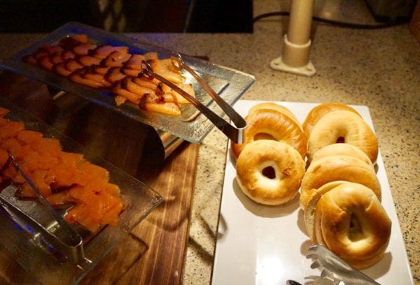 Cape May Cafe Breakfast Review buffet bagels and lox