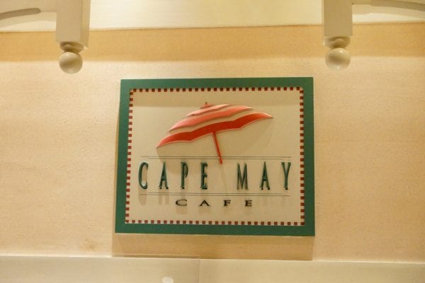 Cape May Cafe Breakfast Review Entrance Sign