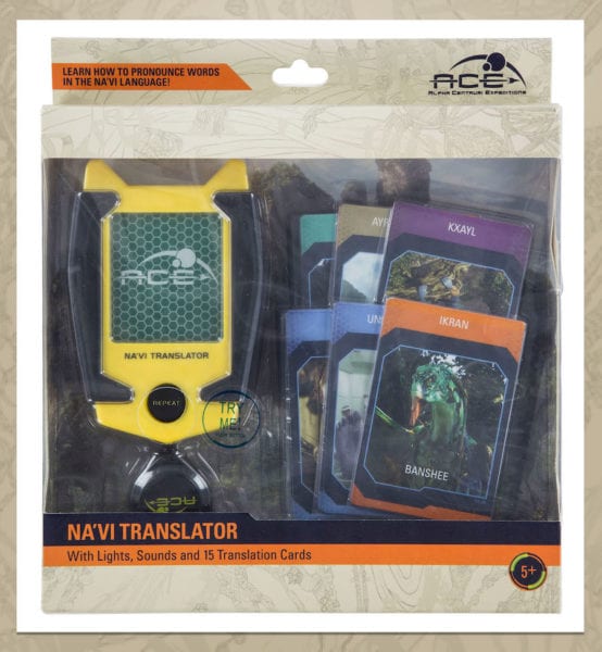 Na'vi Translator Device and trading cards