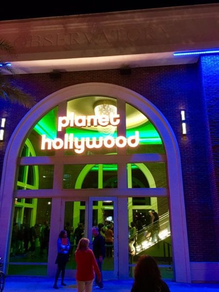 Planet Hollywood Observatory Celebrities Entrance