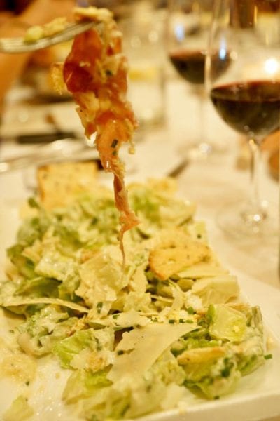 Yachtsman Steakhouse Full Review caesar salad vertical