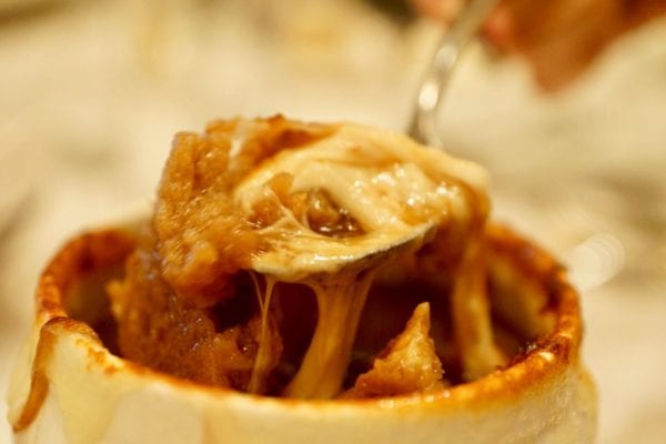 Yachtsman Steakhouse Full Review french onion soup spoon