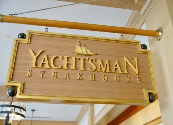 Yachtsman Steakhouse Full Review front sign close