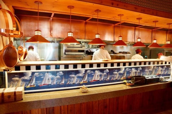 Yachtsman Steakhouse Full Review open kitchen