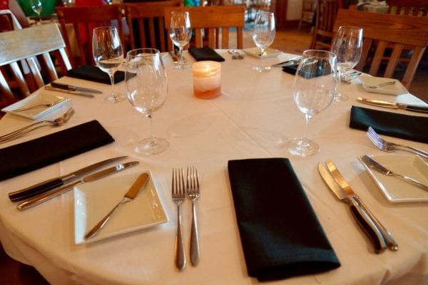 Yachtsman Steakhouse Full Review table close view