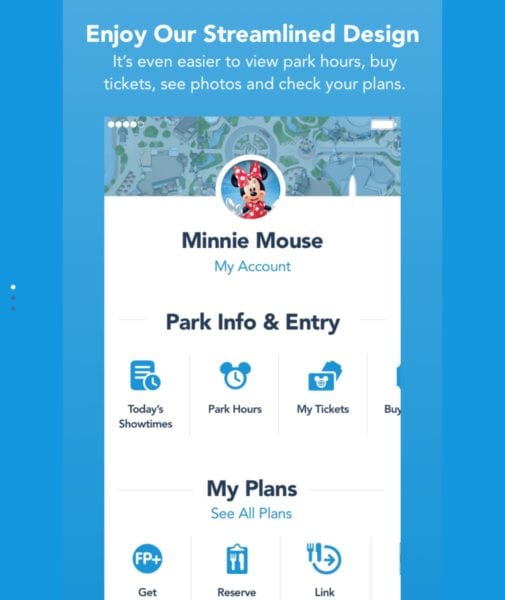 My Disney Experience App Redesign