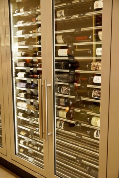California Grill Wine Refrigerator side