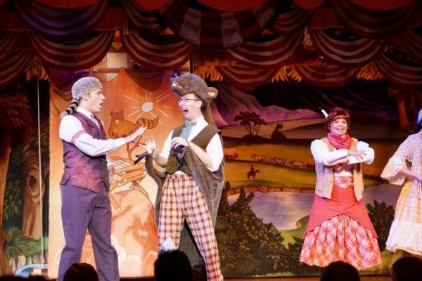 Hoop Dee Doo Musical Revue Full Review performers bear skin