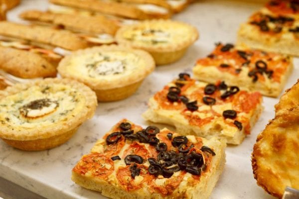 Les Halles Boulangerie Patisserie Bakery Review Pizza and Quiche