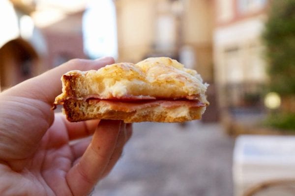 Les Halles Boulangerie Patisserie Review Croque Monsieur inside 2