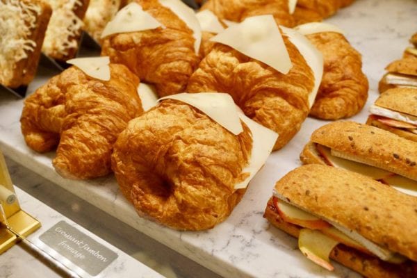 Les Halles Boulangerie Patisserie Review Ham and Cheese Croissant