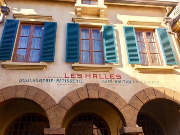 Les Halles Boulangerie Patisserie outside wall