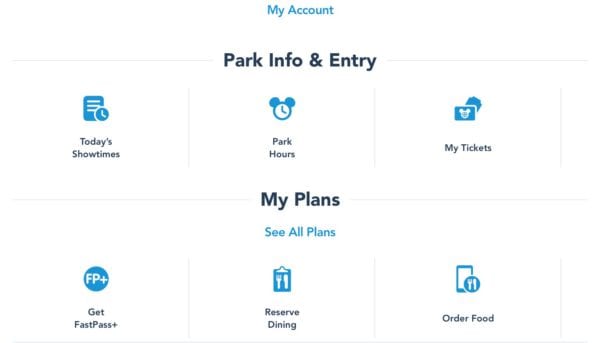 New My Disney Experience Features