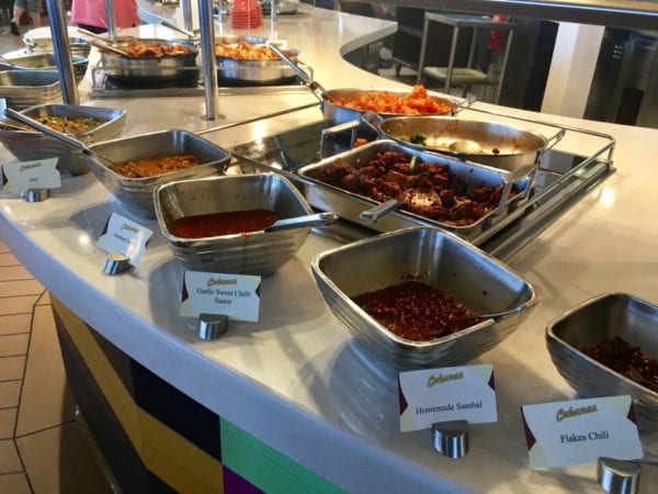 Disney Cruise Cabanas Lunch Review Asian Sauces