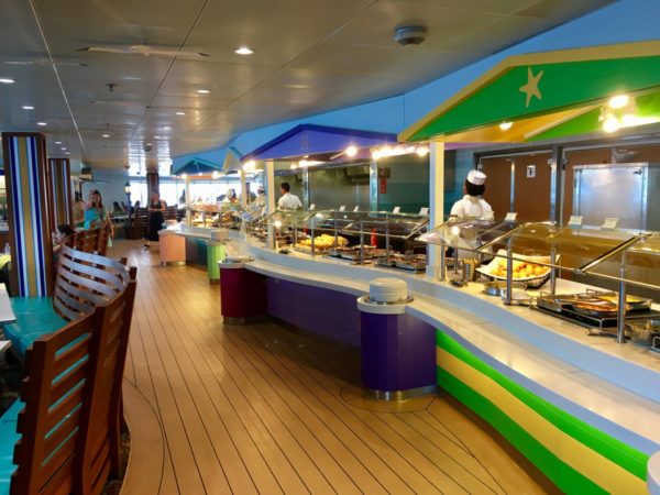 Disney Cruise Cabanas Lunch Review Buffet