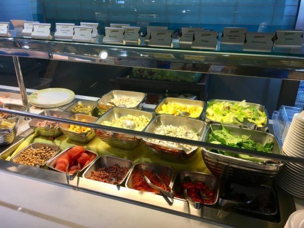 Disney Cruise Cabanas Lunch Review Dining Room Salad Bar