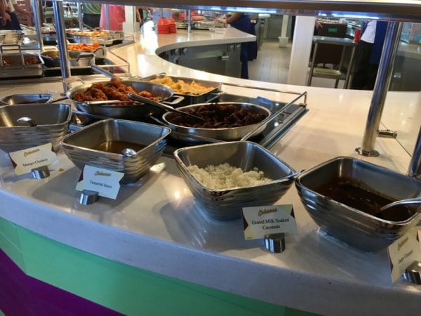 Disney Cruise Cabanas Lunch Review Sauces
