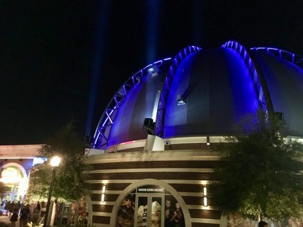 Planet Hollywood Observatory Bar Dome Exterior