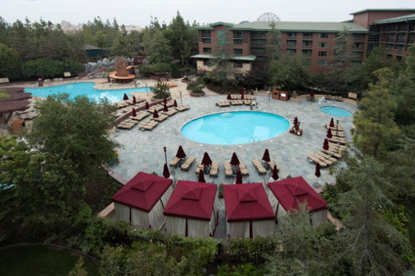 Grand Californian Hotel Pool mariposa