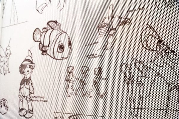 Animator's Palate Review Black and White Wall Drawings