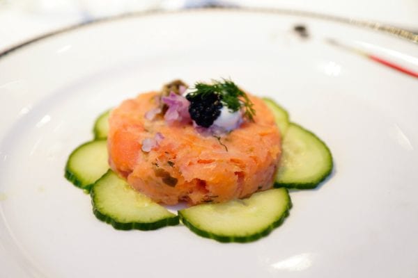 Animator's Palate Review Smoked Salmon Tartar