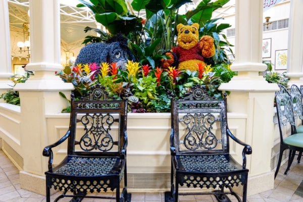Crystal Palace Breakfast Review Pooh and Eor Chairs