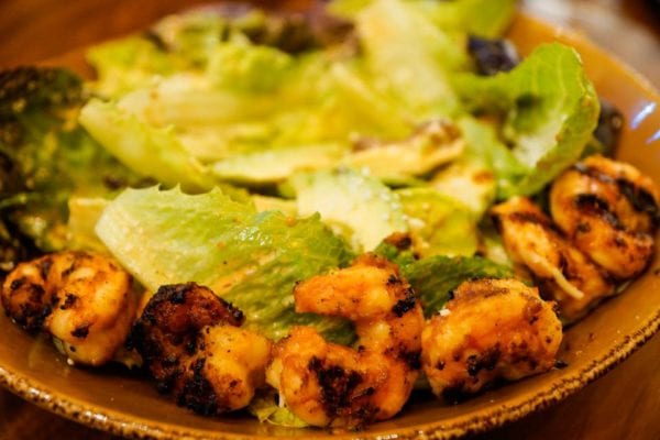 Frontera Cocina Review Shrimp Caesar Salad
