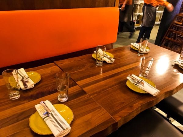 Frontera Cocina Review Table