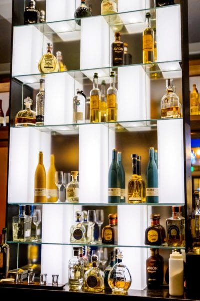 Frontera Cocina Review Glass Tequila Shelf 2
