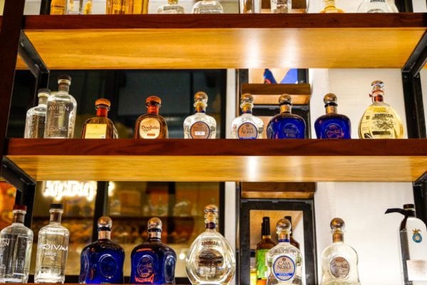 Frontera Cocina Review Tequila Shelf