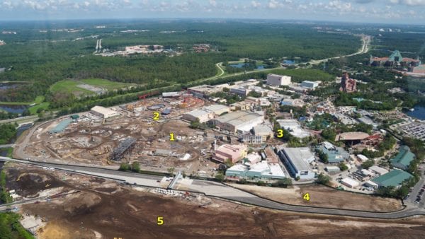 Star Wars Land AT-AT construction overview