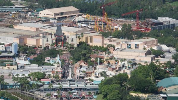 Star Wars Land AT-AT construction hollywood studios