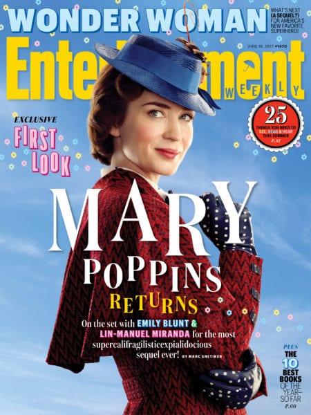 Images from Mary Poppins Returns entertainment weekly cover